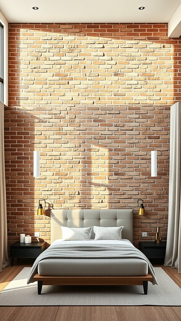 stone or brick wall accents options