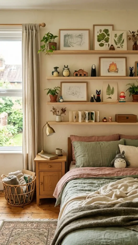 studio ghibli inspired warm organic spaces
