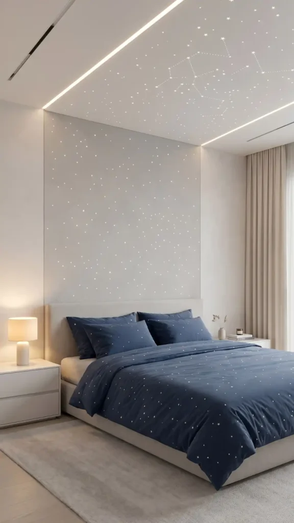 subtle star patterns tonal accents