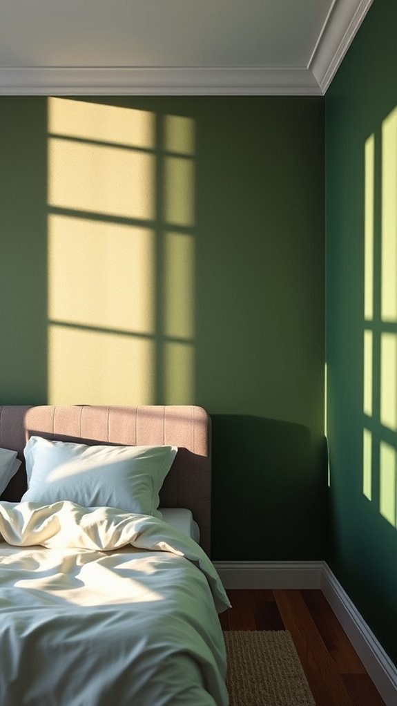 sunlit olive to emerald mood shifts
