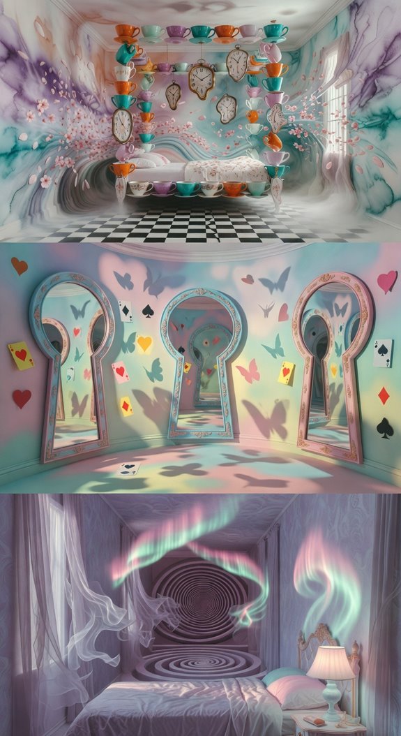 surreal jewel toned whimsical decadence