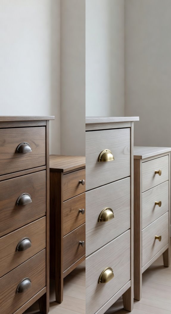 swap dresser hardware for instant upgrade