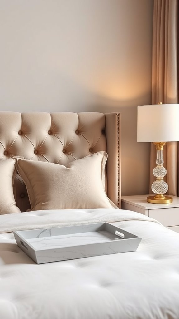 three luxury bedside essentials lamps throw statement piece