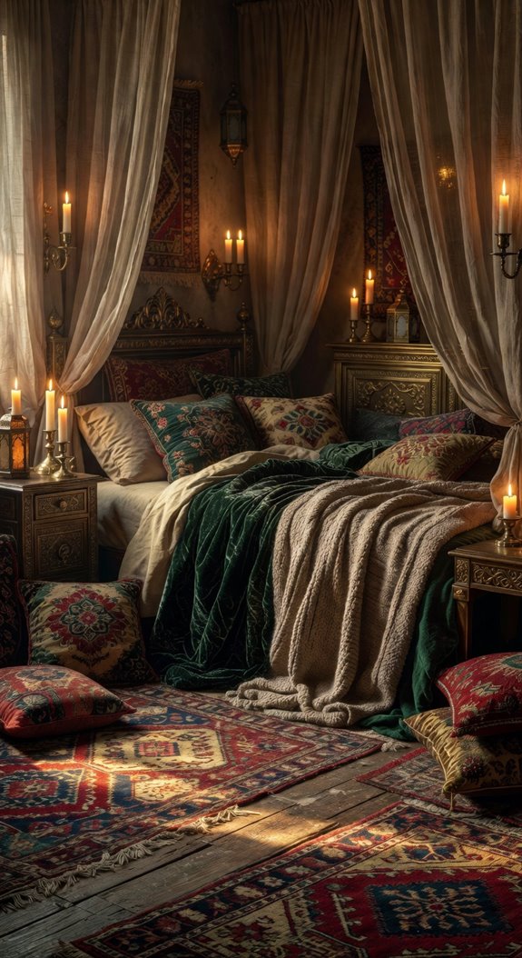 turkish rugs layered depth