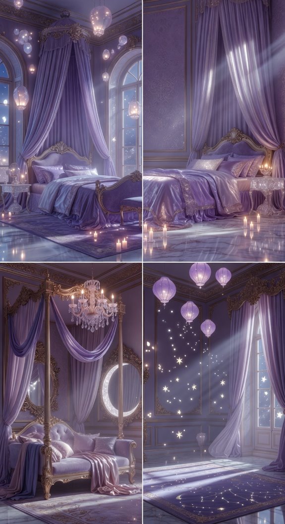 twilight lavender velvet elegance