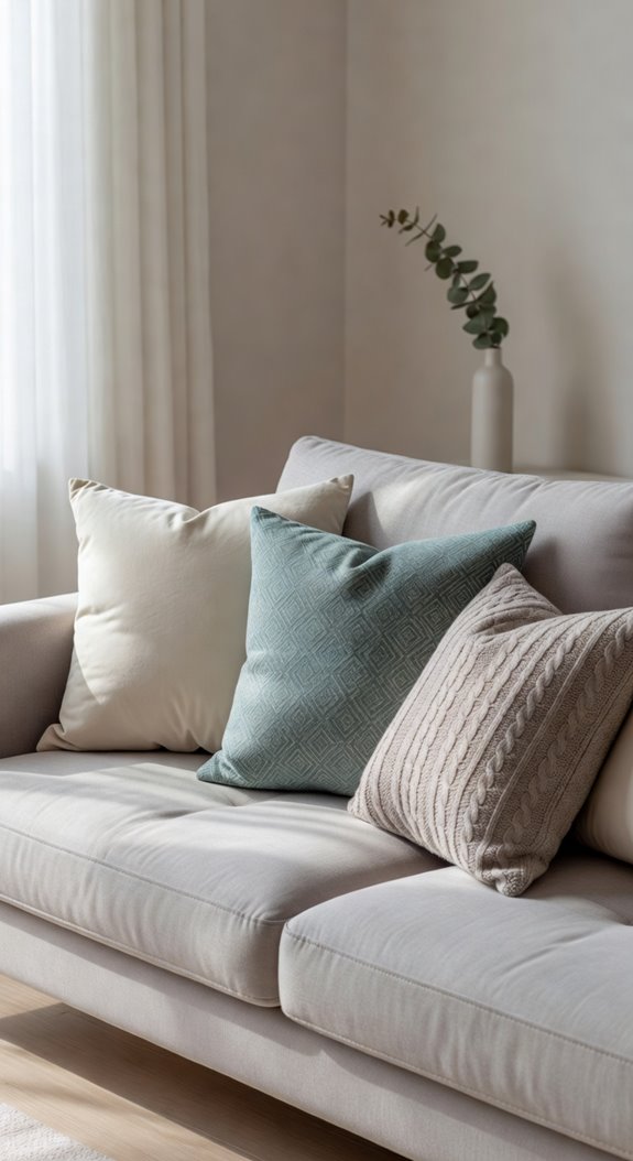 two to three complementary pillows under 15 each