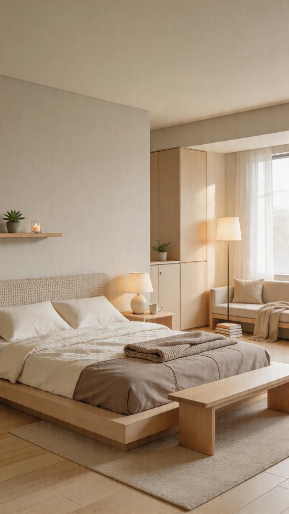 undyed linen warm taupe walls