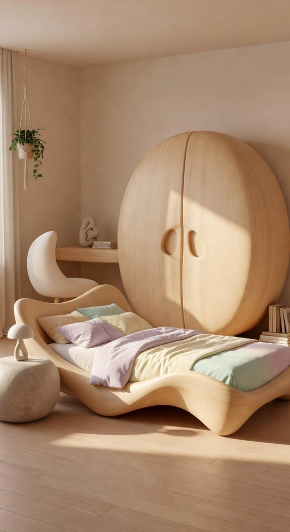 unexpected shapes elevate room atmosphere