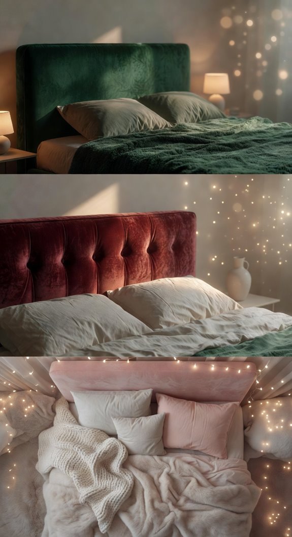 velvet headboard tactile luxury