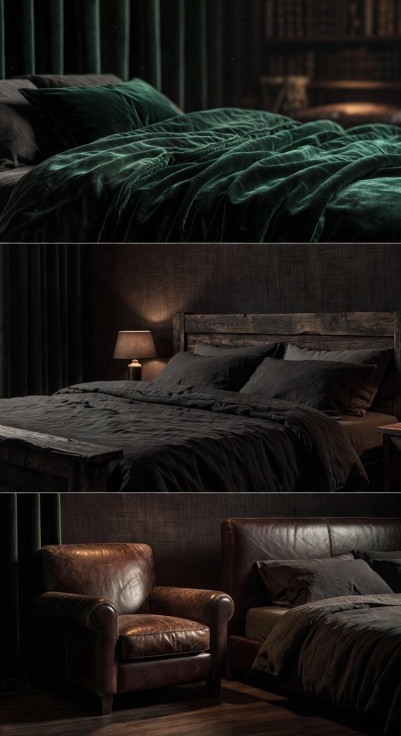 velvet linen leather textures