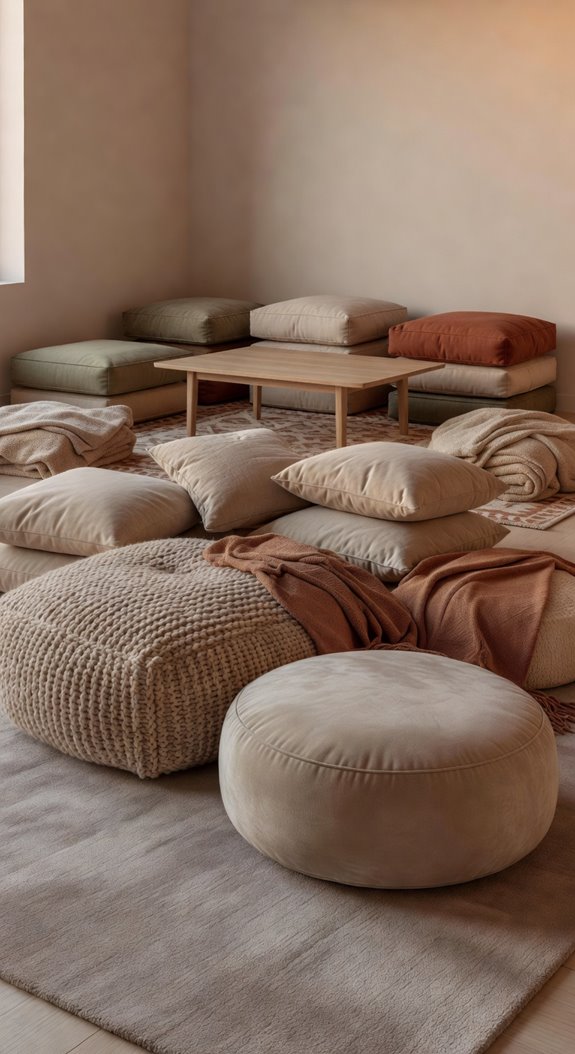 versatile floor seating options