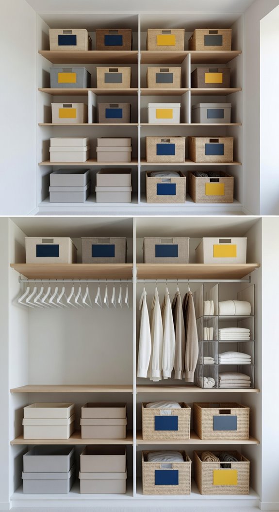 vertical storage for zero clutter