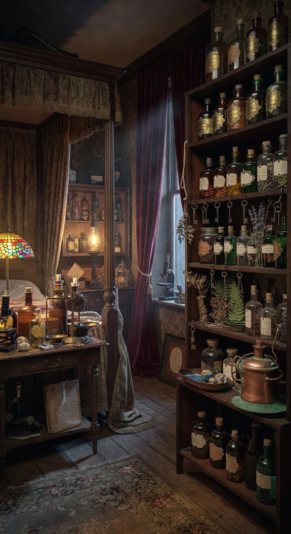 victorian apothecary bedroom aesthetic