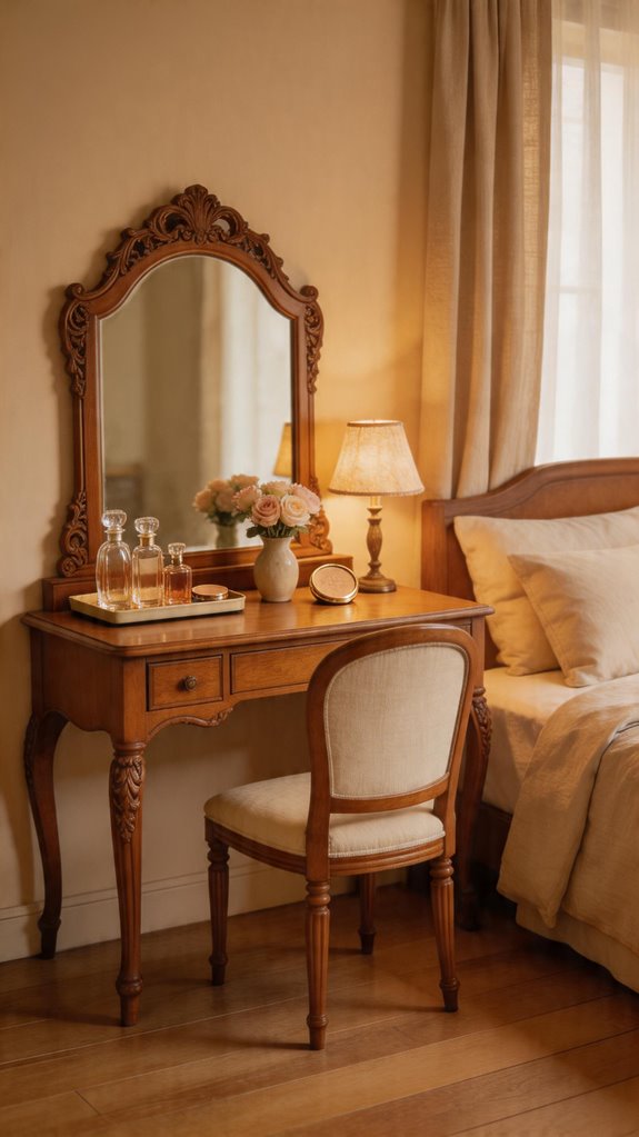vintage dressing table anchors room now