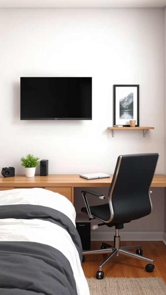 wall mount monitor for ergonomic efficiency