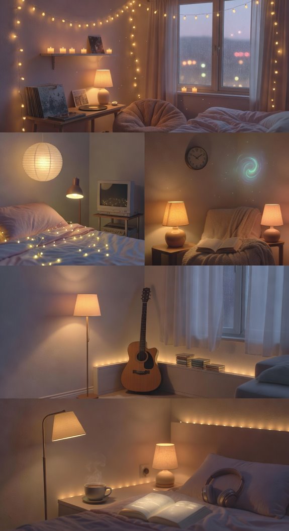 warm 2700 3000k lighting setup