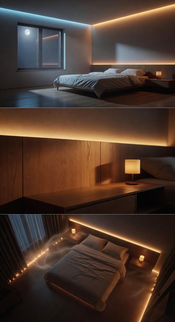 warm 2700k led strip ambience