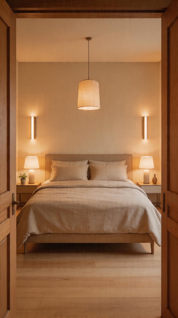 warm lighting layered control ambiance