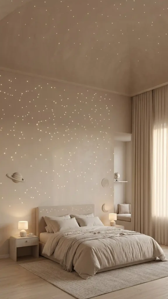 warm neutrals ground space bedrooms