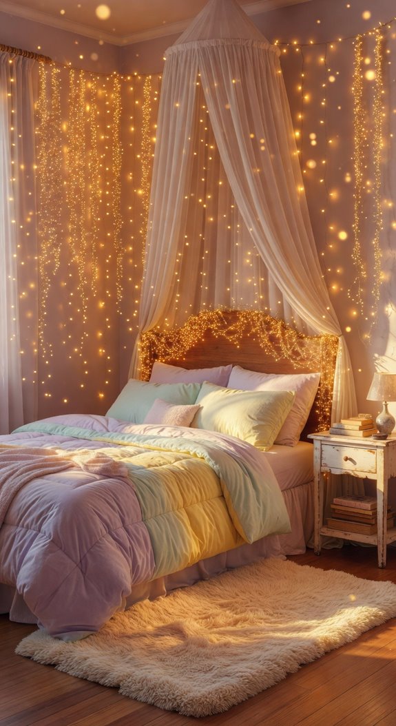 warm white fairy lights transform rooms