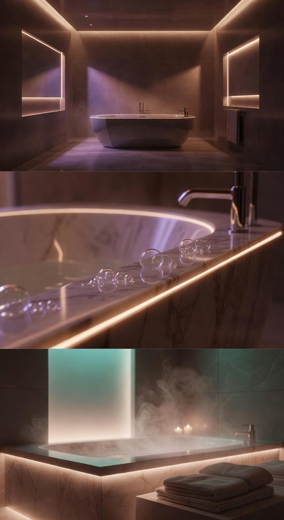warm white led bath lighting dimmable