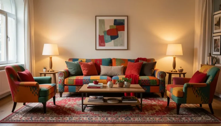 How to Use Red Accents When You Have Colorful Furniture Already