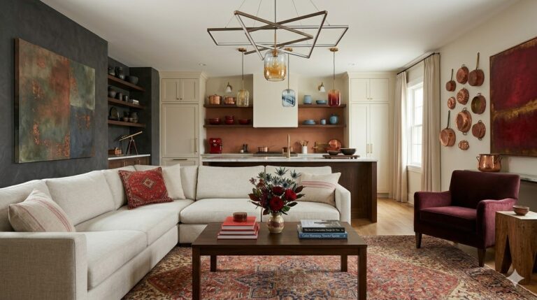 Red Interior Design for Couples Who Can’t Agree on a Color