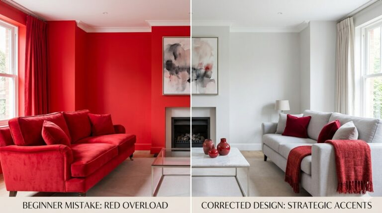Red Interior Design Mistakes Every Beginner Makes (And How to Fix Them)