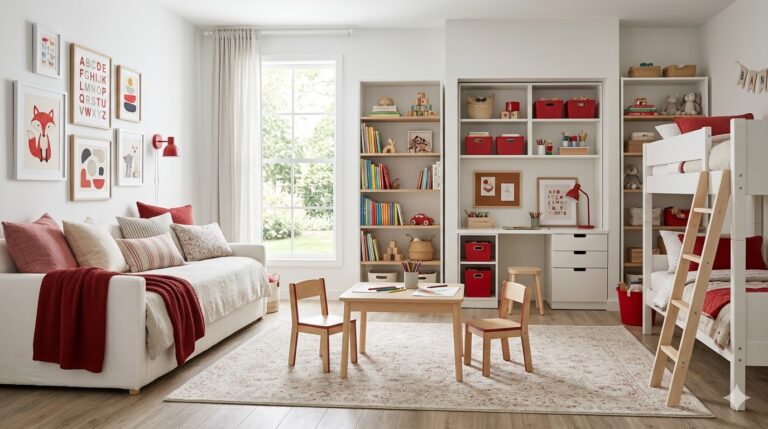  Red Interior Design for Kids’ Rooms That Aren’t Overwhelming