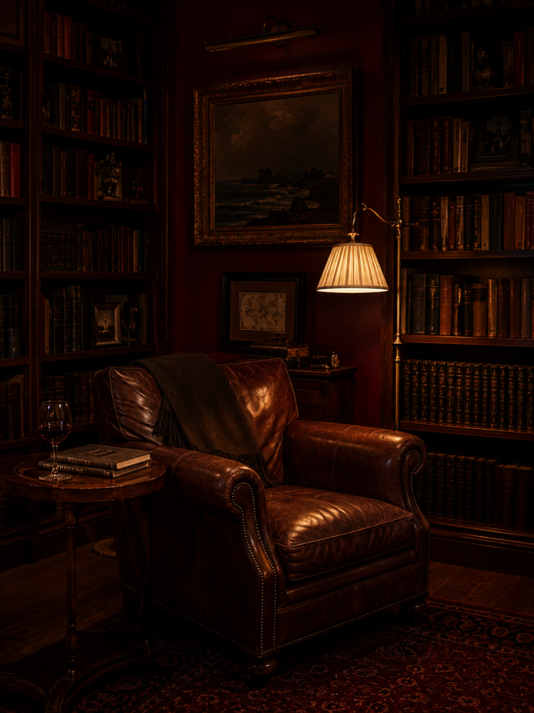 Moody Dark Red Interior Design for Introverts Who Love Cozy Spaces
