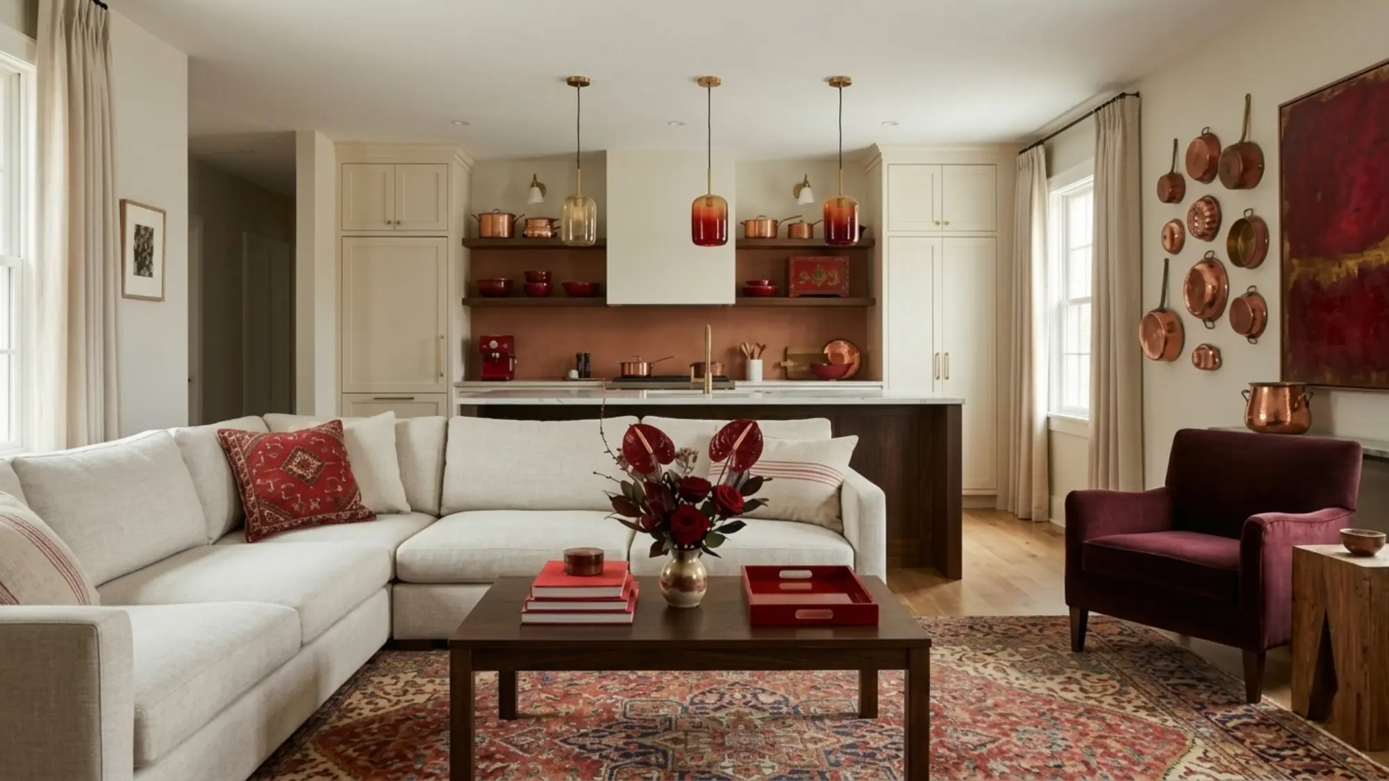 How to Add Red to a Neutral Home Without Starting Over