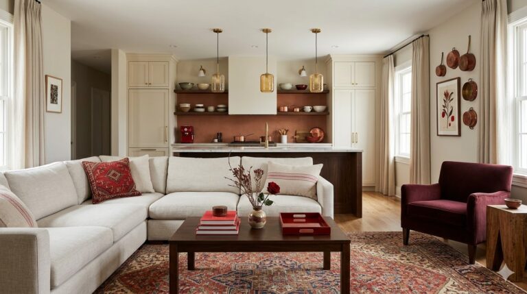 Red Interior Design for People Who Are Afraid of Bold Colors
